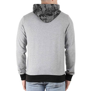 Chaqueta de Invierno con Capucha para Hombre, Diseño Personalizado, Patrón Sólido, 100% Algodón, Tejido de Punto, Ecológico, Secado Rápido - Product Image 4