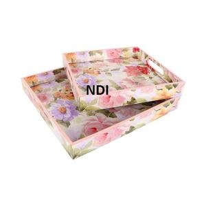 Plateau décoratif de service de nourriture pour des plats de qualité durable, finition naturelle - Product Image 4