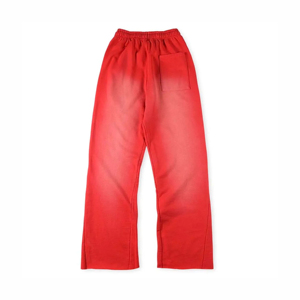 กางเกงซักด้วยกรดสำหรับผู้ชายกางเกงของผู้ชายกางเกงโอเวอร์ไซซ์ขากว้างสไตล์วินเทจสีพื้นผลิตตามสั่ง - Product Image 2