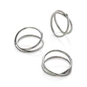 Rond de serviette en acier inoxydable rond rond en acier inoxydable massif et fabrication en gros rond de serviette en acier inoxydable - Product Image 1