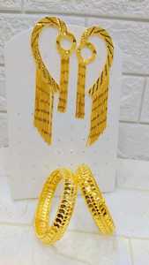 2 GRAM GOLD African JEWELLERY Light WEIGHT Finger Ring Micro Silver Filled for African <b>Women</b> Regular Wear Party Wear - Product Image 3