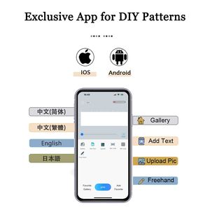 Impresora de inyección de tinta portátil EVEBOT PrintPods Mini, máquina de codificación manual para papel, madera, textiles, bricolaje, códigos QR, fechas, imágenes personalizadas - Product Image 4