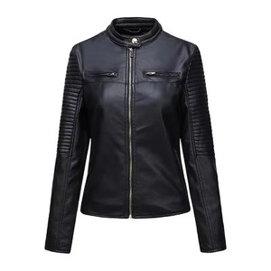 AKA Nouveau design Vestes en cuir haute qualité automne femmes vélo course Slim Fit tendance vestes modernes et abordables pour filles - Product Image 2