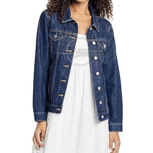 Nouveauté veste en jean pour femmes vente en gros de vêtements de ville veste en jean d'hiver pour femmes à bas prix - Product Image 5