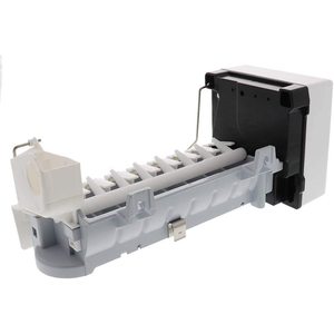 Machine à glaçons GEIM pour réfrigérateur - Machine à glaçons électrique avec boîtier en plastique, entrée d'eau en bouteille, glaçons carrés pour usage domestique et hôtelier - Product Image 2