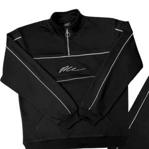 Conjunto Deportivo Negro para Hombre, Sudadera con Cierre y Pantalones Jogger, Ropa Deportiva de Entrenamiento Atlético Unisex - Product Image 3