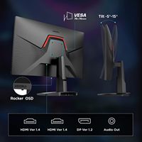 KOORUI Monitor Gaming de 24,5 pulgadas, FHD 1080P 144Hz/170Hz Monitores de computadora sin marco VA, 1ms, sRGB 99%