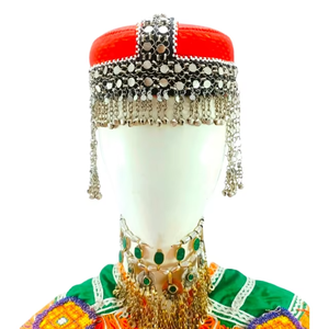 Bas quantité minimale de commande fait à la main décontracté extérieur et fête porter femmes chapeaux et casquettes avec Afghan Kuchi casque bijoux décoration pour dames - Product Image 5