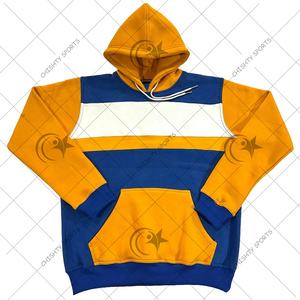 Sudadera con capucha de lana de dos tonos de nuevo estilo con bolsillo frontal Sudadera con capucha unisex para hombres y mujeres - Product Image 1