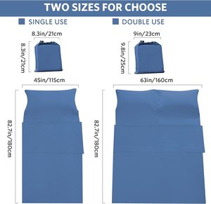 ที่มีคุณภาพสูงนุ่มถุงนอนซับผ้าไหมสำหรับการตั้งแคมป์และการเดินทาง OEM ถุงนอนซับผ้าไหม100% ทำในเวียดนาม - Product Image 5