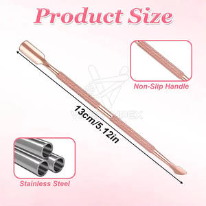 Pousse-cuticules de haute qualité, coupe-ongles aiguisé, pousse-cuticules en acier inoxydable, fabriqué au Pakistan - Product Image 2