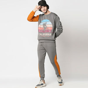 Nouvel Arrivage Ensemble Survêtement Respirant Grande Taille Séchage Rapide Confortable Style Classique Couleur Unie Imprimé Sweat à Capuche Jogger Track Logo - Product Image 4