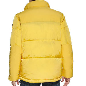 Veste matelassée d'hiver personnalisée de haute qualité pour hommes à col montant avec capuche Design à bulles imperméable et respirant pour l'extérieur - Product Image 6