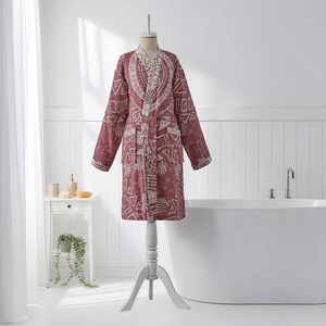 Peignoir turc Storyteller imprimé, col châle, 4 couleurs - Product Image 4