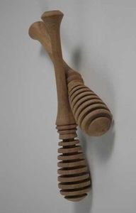 Cazo de miel hecho a mano moderno hecho a mano de madera maciza para rociar miel y jarabe sobre platos para botellas y cajas - Product Image 4