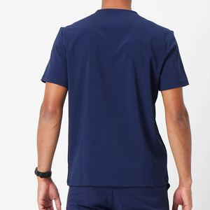 Uniforme d'infirmière pour hommes, col en V, OEM ODM, ensembles de blouses d'infirmière confortables, vêtements de travail médicaux - Product Image 4