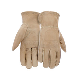 Logo personnalisé Gants de sécurité en cuir pour hommes Gants de conduite de protection Offre Spéciale à bas prix - Product Image 1