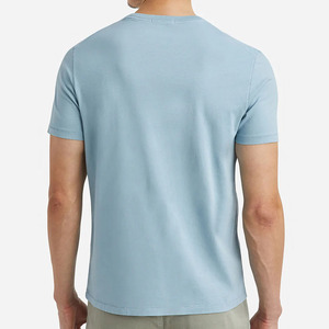 T-shirt blanc en gros personnalisé 100% coton T-shirt pour hommes t-shirts simples votre propre conception impression t-shirt en microfibre - Product Image 5