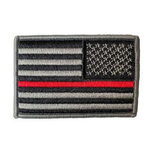 Patch brodé à repasser ou à coudre de coquelicots de Californie orange de luxe avec logo sur fond bleu Matériau en tissu - Product Image 1