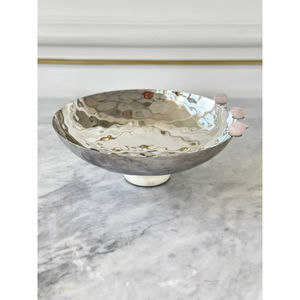 Haute qualité décor à la maison Dates chocolat bol de service forme ovale nacre serveur Ware bol indien métal monde - Product Image 6