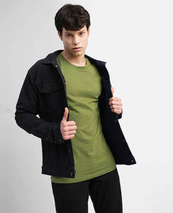 Camiseta de algodón 100% para hombre, Camiseta holgada de talla grande para gimnasio, Camiseta deportiva informal de gran tamaño, camiseta transpirable cómoda a la moda para hombre - Product Image 4