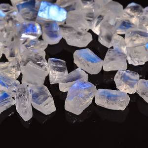 50CT พราวคุณภาพสูง100% พลอยสีดอกกุหลาบสีรุ้งแวววาวธรรมชาติสำหรับทำเครื่องประดับ7X5 10X7มม. - Product Image 2