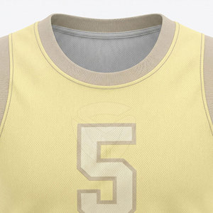 Maillot de basket-ball tendance pour hommes, style streetwear, tissu léger et respirant, design sans manches, coupe confortable pour l'entraînement - Product Image 4
