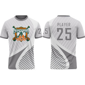 Comfortable High Quality 100% Polyester <b>Light</b> Weight Best Design Sports Wear Best Design Youth Baseball Uniform in Multi Colors - Product Image 4