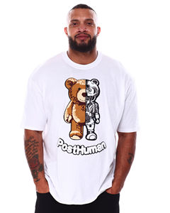 2025 T-Shirts surdimensionnés pour hommes les plus vendus séchage rapide respirant Logo personnalisé impression en gros 180 grammes tissu poids avant - Product Image 5