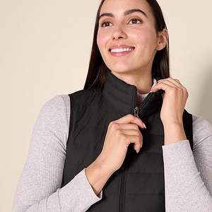 Venta Directa de Fábrica, Chaleco Acolchado con Cierre y Cuello en V, Personalizable, Transpirable, de Alta Calidad, para Hombre, Invierno, Casual - Product Image 3