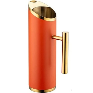 สินค้ามาใหม่น้ำยาบ้วนปากยามโลหะน้ำแข็งเย็นดื่มเหยือกกาแฟที่มีการจัดการอุปกรณ์ครัวนมจัดเก็บเหยือกสำหรับร้านอาหาร - Product Image 3