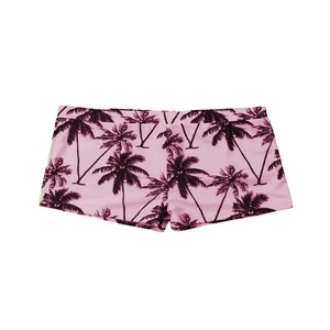 Cotton <b>Blend</b> Quick Dry Breathable Comfortable Lightweight Design for Beach Summer Vacation Wear Solid Pattern Stylish Shorts - Product Image 1