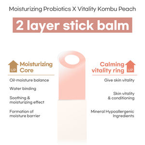 DR.BIO Cica Biome Dual Balm-Hecho en Corea cosméticos maquillaje humectante fórmula húmeda suave anillo de vitalidad calmante - Product Image 3