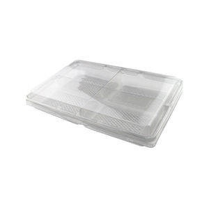 Contenedor de Alimentos con Tapa Abatible de PET de 1250cc, 4 Compartimentos, -15C a +55C, 25 Piezas, B2B - Product Image 1