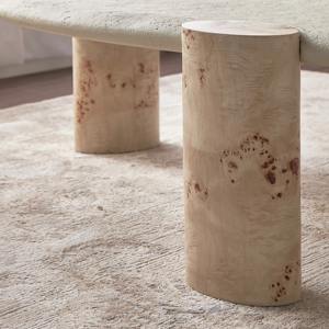 Elegante Mesa cilíndrica redonda de oro hecha a mano para salas de estar, dormitorios y esquinas decorativas con atractivo atemporal - Product Image 2