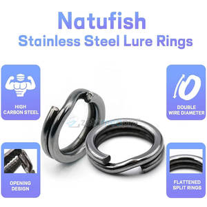 Anneaux de pêche pour pêcheurs, solides, fiables et résistants à la rouille pour leurres, anneaux de pêche haute performance - Product Image 2