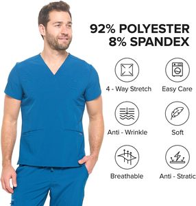 Durable Wholesale Jogger Scrubs Uniforms <b>Sets</b> Cotton Polyester Medical Hospital <b>Doctors</b> Nurses Unisex Scrub Suits Custom - Product Image 5