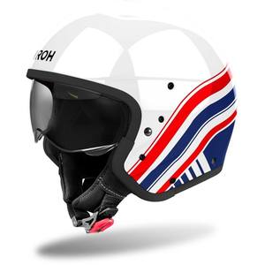 Casco de Seguridad Abatible Airoh J110 Eon, Blanco Brillante, Material ABS, Urbano, para Motocicletas, Nuevo - Product Image 3