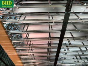 Customized Size CE Certified Mesh Deck Steel <b>Wire</b> for Teardrop Pallet <b>Rack</b> 36''-48'' Depth 2000-2500lbs Capacity Zinc Surface - Product Image 5