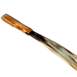 Venta caliente 2023 zapato cuerno zapatos cuchara calzador madera y cuero decoración del hogar productos de tradnary - Product Image 3