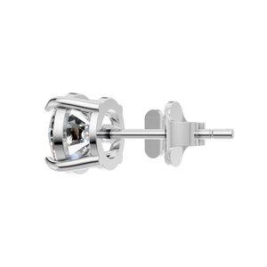 Pendientes de Botón Solitario de Moissanita de 2 Quilates, Oro Sólido de 14k y Chapado en Oro de 18k para Mujer, Regalo de Compromiso, Fiesta, Boda, OEM/ODM - Product Image 2