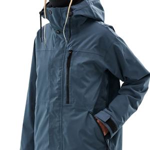 Chaqueta de Esquí y Snowboard con Capucha Desmontable, Impermeable y Cortavientos, con Cierre de Cremallera para Mujer, para Senderismo de Montaña y Uso al Aire Libre - Product Image 3