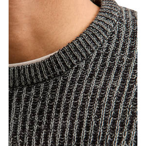 Sweat-shirt à col rond GAA personnalisé de haute qualité Nouveaux pulls d'hiver Impression numérique Technique teinte unie 100% laine fabriquée à la machine - Product Image 4