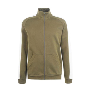 Chándal con cremallera para hombre 100% algodón polar pesado cómodo 500GSM chándal de gran tamaño con cremallera para hombre - Product Image 4