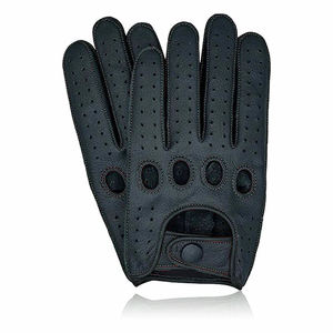 Gants de conduite personnalisés en peau de chèvre à double paume Gants de protection hivernale en cuir pour la construction industrielle Sports pour le cyclisme - Product Image 4