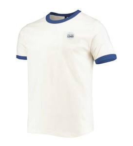 เสื้อยืดริงเกอร์ผ้าคอตตอนสี50%/โพลีเอสเตอร์50% - Product Image 4