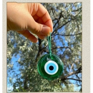 DAFNI BIG PAZAR GLASS EVIL EYE LIGHT MAGNET KEYCHAIN WALL DECORATION Oval Shape Die Cutting Printing Fashion Souvenir Gift - Product Image 4