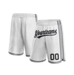 Custom Reversible Double-Sided Basketball <b>Shorts</b> Purple <b>White</b> Digital Print Name Number Logo Basketball Wear <b>Shorts</b> For <b>Men</b> - Product Image 6