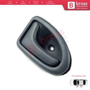 มือจับประตูด้านในซ้าย สีเทา แบบแกน รุ่น BDP99 สำหรับ Clio 2 Scenic Megane 1 Trafic Master 2 Mascott Logan 1 Movano Vivaro A Interstar - Product Image 3