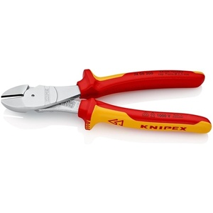 Alicates de Corte Lateral KNIPEX de Alta Resistencia de 200 mm con Mangos Multicomponentes VDE Form 0 - Product Image 4